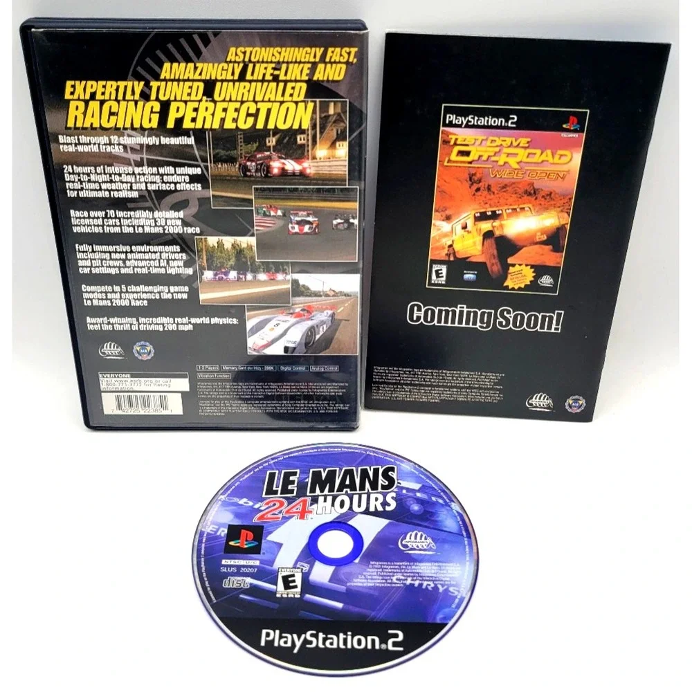Le Mans 24 Hours PS2 Playstation 2 CIB‎ COMPLETE IN BOX